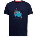 La Sportiva Wander-/Freizeit Tshirt Ape (Baumwolle, leicht) deepblau Herren
