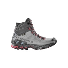 La Sportiva Trail-Laufschuhe Ultra Raptor II Mid Leather GTX (Nubukleder, wasserdicht) grau/schwarz Damen