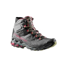 La Sportiva Trail-Laufschuhe Ultra Raptor II Mid Leather GTX (Nubukleder, wasserdicht) charcoalgrau Damen