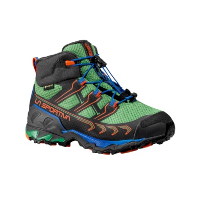 La Sportiva Wanderschuhe Ultra Raptor II Mid GTX (wasserdicht) grün/carbongrau Kinder