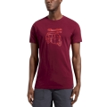 La Sportiva Wander-/Freizeit Tshirt Ape - Mountain Living - (Baumwolle) weinrot Herren