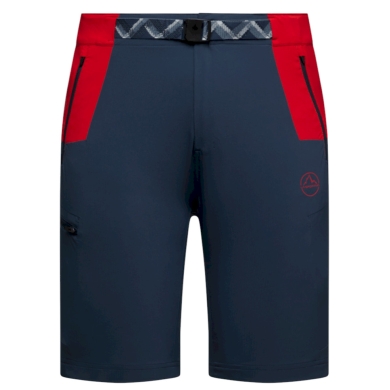 La Sportiva Wanderhose West Crest Shorts (leicht, optimale Bewegungsfreiheit) kurz dunkelblau/rot Herren