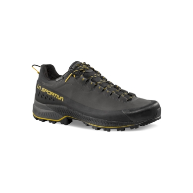 La Sportiva Wanderschuhe TX5 Evo GTX (Zustieg, Nubukleder, wasserdicht) carbongrau/gelb Herren