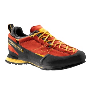 La Sportiva Wanderschuhe Boulder X (Zustieg) rot/schwarz/gelb Herren