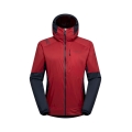 La Sportiva Wanderjacke Across Lite (Isolationsjacke, winddicht, atmungsaktiv) rot/skyblau Herren