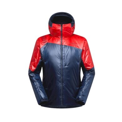 La Sportiva Winterjacke Alpine Guide Primaloft Hoody (Primaloft®Gold, warm) 2025 dunkelblau/rot Herren