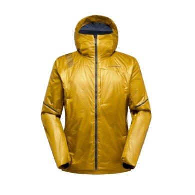La Sportiva Winterjacke Alpine Guide Primaloft Hoody (Primaloft®Gold, warm) 2025 savanagelb Herren