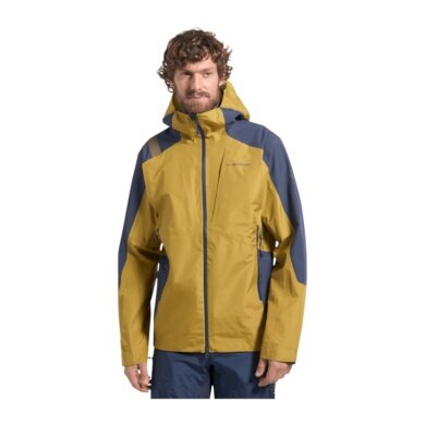 La Sportiva Softshelljacke Crossridge Evo Shell (Hardschell, für Skitouren, wasserdicht) savanagelb/nachtblau Herren