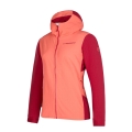 La Sportiva Wanderjacke Descender Storm Jkt (wasserabweisend, winddicht) flamingo/velvet Damen