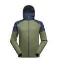 La Sportiva Trail-Laufjacke Pocketshell (Hardschell, wasserdicht) dunkelgrün/dunkelblau Herren