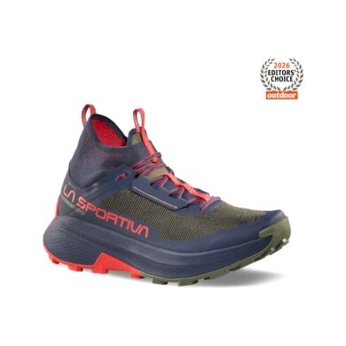 La Sportiva Wanderschuhe Prodigio Hike GTX (Fast-Hiking, wasserdicht) grün/blau/rot Herren