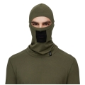 Le Bent Multifunktionstuch (Halswärmer) Midweight Mesh Balaclava dunkelgrün