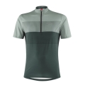 Löffler Fahrrad-Shirt Bike Sparta (Half-Zip, elastisch, schnelltrocknend) grün Herren