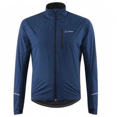 Löffler Fahrradjacke Bike Rain PL Active (wasserdicht, winddicht) dunkelblau Herren