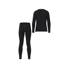 Löffler Funktionsunterwäsche-Set Long Transtex® Warm (Langarmshirt und lange Hose) schwarz Kinder