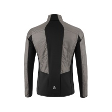 Löffler Hybrid-Laufjacke Athletico PL60 (atmungsaktiv, wärmeisolierend) grau/schwarz Herren
