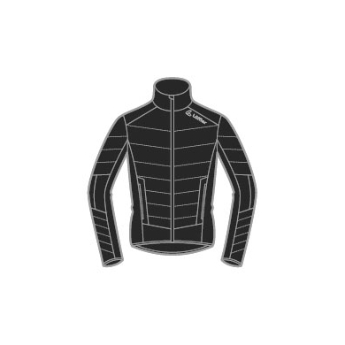 Löffler Hybrid-Laufjacke Athletico PL60 (atmungsaktiv, wärmeisolierend) schwarz Herren