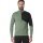 Löffler Langarmshirt Block Transtex Merino Midlayer (Half-Zip, wärmeisolierung) grün/schwarz Herren