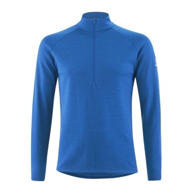 Löffler Langarmshirt Transtex Merino Midlayer (Half-Zip, wärmeisolierung) indigoblau Herren