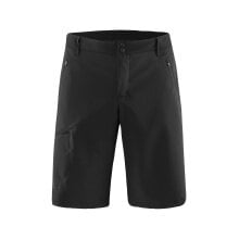 Löffler Trekking-Wanderhose ASL Shorts (leicht, schnelltrocknend) kurz schwarz Herren
