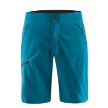 Löffler Trekking-Wanderhose CSL Shorts (leicht, elastisch, schnelltrocknend) kurz blau Herren