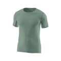 Löffler Funktionsunterwäsche Tshirt Merino Light (schnelltrocknend, Merinowolle) pinegrün Herren