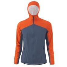 Löffler Regenjacke Aquavent WPM Pocket Hooded Jacket (wasserdicht, winddicht) orange/blau Herren