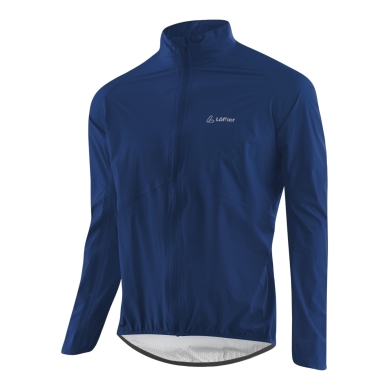Löffler Fahrradjacke Bike WPM Pocket (winddicht, wasserdicht, leicht) navyblau Herren