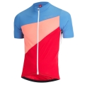 Löffler Fahrrad-Shirt Bike Jersey Lefty (Full-Zip, 3 Rückentaschen, schnelltrocknend) bunt Herren