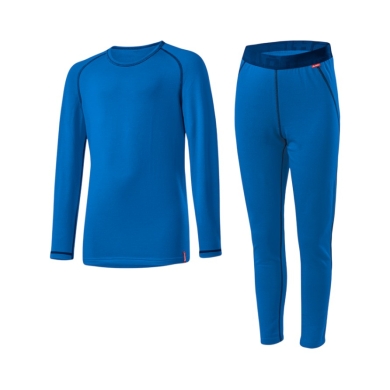 Löffler Funktionsunterwäsche-Set Long Transtex® Warm (Langarmshirt und lange Hose) marineblau Kinder
