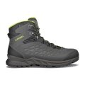 Lowa Wanderschuhe Explorer II Mid GTX (Trekking, Travel, wasserdicht) anthrazitgrau/limone Herren