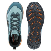 Lowa Trail-Laufschuhe Amplux 2 GTX (wasserdicht) rauchblau/orange Herren
