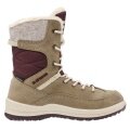 Lowa Winterstiefel Bianca High GTX (Veloursleder/Textil, wasserdicht) 2025 sandbraun/rot Kinder