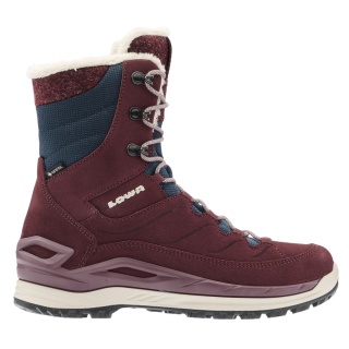 Lowa Winterstiefel Calceta EVO GTX (Veloursleder, wasserdicht) 2025 rot/navyblau Damen