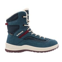 Lowa Winterstiefel Ella High GTX (wasserdicht) navyblau/rot Kleinkinder