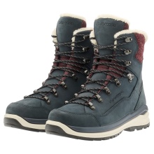 Lowa Winterstiefel Renegade Evo Ice GTX (Nubukleder/Textil, wasserdicht) navyblau/rot Damen