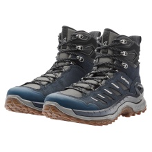 Lowa Wanderschuhe Innovo Mid GTX (All-Terrain, Veloursleder, wasserdicht) navyblau/grau Herren