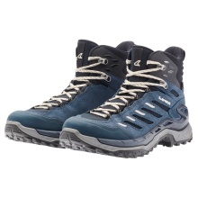 Lowa Wanderschuhe Innovo Mid GTX (All-Terrain, Veloursleder, wasserdicht) blau/grau Damen