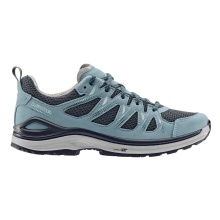 Lowa Wander-Travelschuhe Innox Evo II Low (All-Terrain, Synthetik/Textil) 2025 rauchblau/blau Damen
