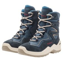 Lowa Winterstiefel Lino Hi GTX (Veloursleder/Textil, wasserdicht) navyblau/dune Kleinkinder