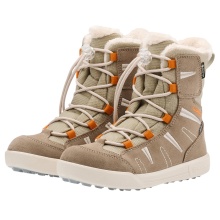 Lowa Winterstiefel Lucy 2 High GTX (Veloursleder/Textil, wasserdicht) sandbraun/orange Kleinkinder