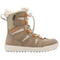 Lowa Winterstiefel Lucy 2 High GTX (Veloursleder/Textil, wasserdicht) sandbraun/orange Kleinkinder