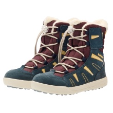 Lowa Winterstiefel Lucy 2 High GTX (Veloursleder/Textil, wasserdicht) navyblau/rot Kleinkinder