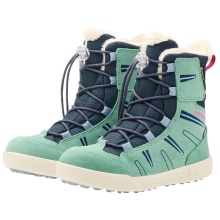 Lowa Winterstiefel Lucy 2 High GTX (Veloursleder/Textil, wasserdicht) rauchgrün/pflaume Kinder