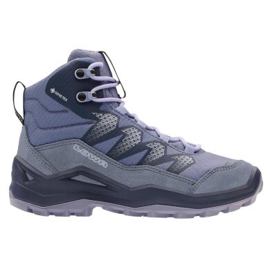 Lowa Wanderschuhe Maddox Pro Mid GTX Junior (Textil/Veloursleder, wasserdicht) violett Kinder
