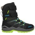 Lowa Winterstiefel Maddox Warm High GTX (Textil/Synthetik, wasserdicht) 2025 schwarz/limone Kinder