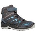 Lowa Winterschuhe Maddox Warm Mid GTX (Textil/Synthetik, wasserdicht) 2025 stahlblau Kinder