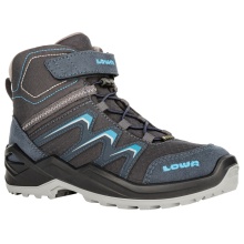 Lowa Winterschuhe Maddox Warm Mid GTX (Textil/Synthetik, wasserdicht) 2025 stahlblau Kinder