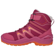 Lowa Winterschuhe Maddox Warm Mid GTX (Textil/Synthetik, wasserdicht) 2025 beere/orange Kinder