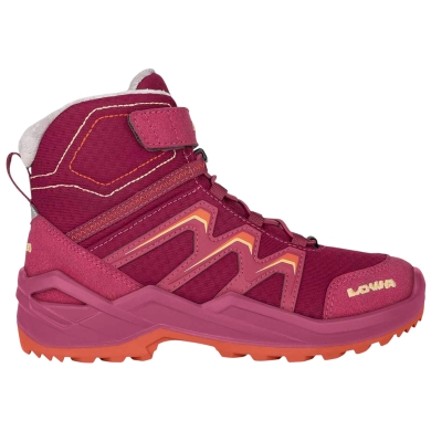 Lowa Winterschuhe Maddox Warm Mid GTX (Textil/Synthetik, wasserdicht) 2025 beere/orange Kinder